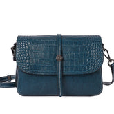 Zipper Oil Wax Leather Messenger Shoulder Bag - Shah S. Sahota